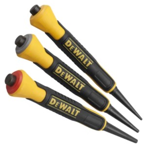 DeWALT Hand Tools Bi-Material Nail Punch Set, 3 Piece