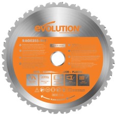 Evolution RAGE® Multi-Purpose Saw Blade 255 x 25.4mm x 28T