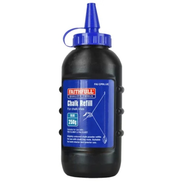 Faithfull Chalk Powder 250g - Blue Faithfull Chalk Powder 250g - Blue