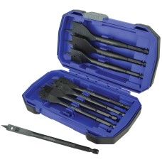 Faithfull Flat Bit Set 8 Piece 10-38mm