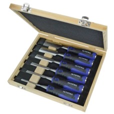 Faithfull Soft Grip Chisel Set + Storage Box, 6 Piece