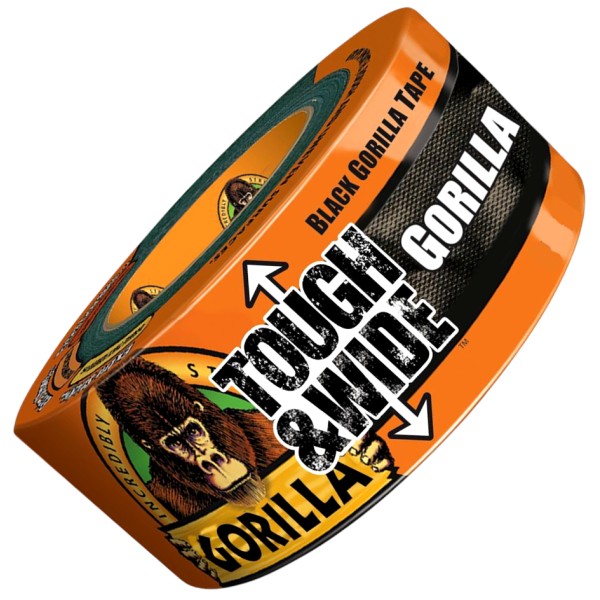 Gorilla Tape 'Tough & Wide' 73mm x 27m Black Gorilla Tape 'Tough & Wide' 73mm x 27m Black
