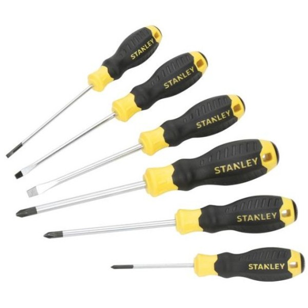Stanley CUSHION GRIP™ Screwdriver Set, 6 Piece Stanley CUSHION GRIP™ Screwdriver Set, 6 Piece