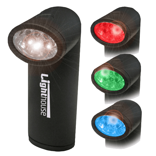 Lighthouse Colour Changing LED Torch 3 x AAA Batteries Lighthouse Colour Changing LED Torch 3 x AAA Batteries