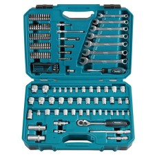 Makita 120 Piece Spanner & Socket Maintenance Set