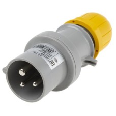 SCAME Industrial Grade 16A Plug 110V 3 Pin