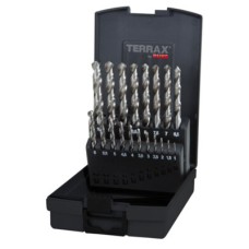 RUKO Terrax HSS Ground Twist Drill Bit Set 1–10mm – Professional Metal Drill Set