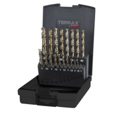 RUKO Terrax HSS Co5 Twist Drill Bit Set 1–10mm – Cobalt Professional Metal Drill Set