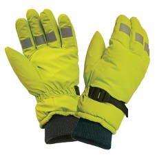 Scan SCAGLOHVISL Hi-Visibility Gloves Yellow - L (SALE ITEM) (NO RETURNS)