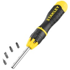 Stanley Multibit Ratchet Screwdriver &10 Bits STA068010