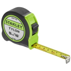 Stanley Hi-Vis Tylon Tape Measure 5m (16ft) (Width 25mm)