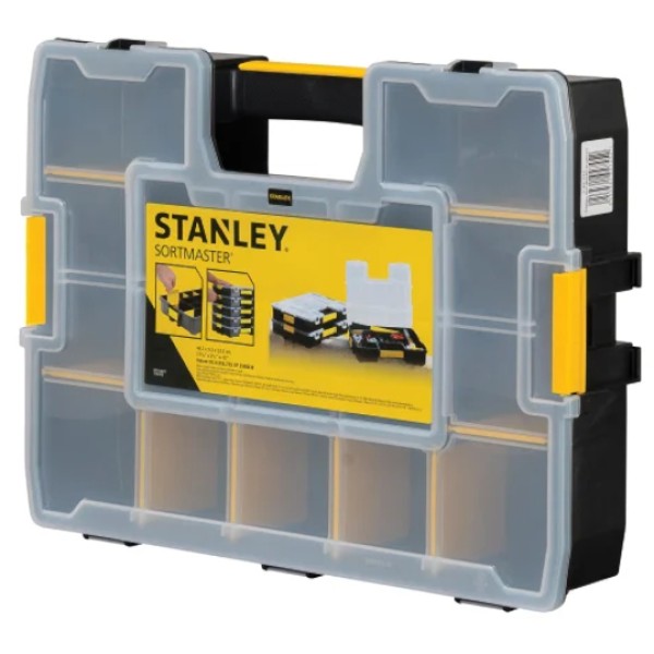 Stanley SortMaster Organiser – Professional Tool, Fixings & Parts Storage Box Stanley SortMaster Organiser – Professional Tool, Fixings & Parts Storage Box
