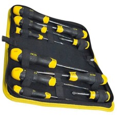 Stanley CUSHION GRIP™ Screwdriver Set in Wallet, 10 Piece