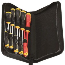 Stanley Hand Tools Mixed Screwdriver Set in Wallet, 10 Piece