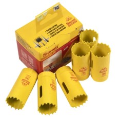 Starrett FCH0100-6 Fast Cut Bi-Metal Holesaw 25mm Bulk Pack of 6