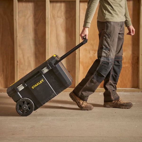 STANLEY® Essential Contractor Chest 50L – Heavy Duty Tool Box with Metal Latches STANLEY® Essential Contractor Chest 50L – Heavy Duty Tool Box with Metal Latches