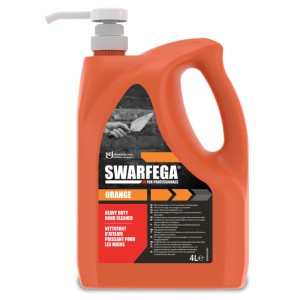 Swarfega® Orange Hand Cleaner 4 Litre Pump Bottle – Heavy Duty Industrial Hand Cleaner Swarfega® Orange Hand Cleaner 4 Litre Pump Bottle – Heavy Duty Industrial Hand Cleaner