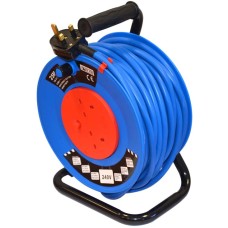 TALATools  Heavy-Duty Cable Reel 220V 25m 2 Socket (2.5mm)