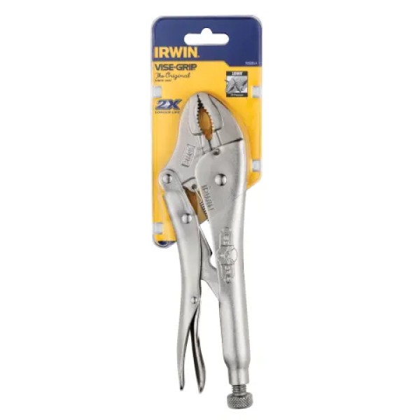 Irwin Tools 10WRC Curved Jaw Locking Pliers with Wire Cutter 254mm (10in) Irwin Tools 10WRC Curved Jaw Locking Pliers with Wire Cutter 254mm (10in)