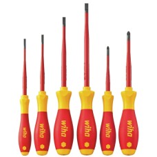 Wiha SoftFinish® electric slimFix SL/PZ Screwdriver Set, 6 Piece