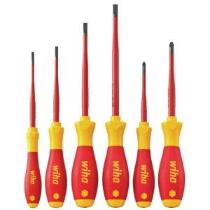 Wiha SoftFinish® electric slimFix SL/PZ Screwdriver Set, 6 Piece