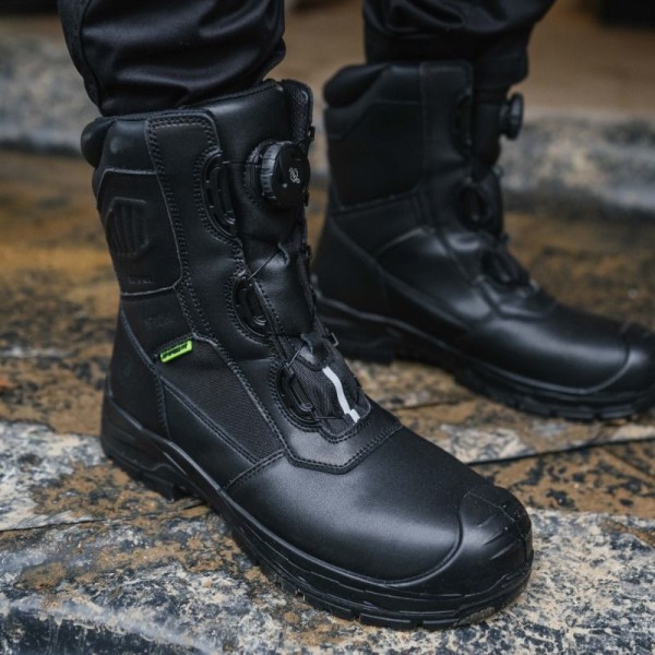 Apache RICHMOND Recycled GRS Waterproof Black Combat Safety Boot ESD Apache RICHMOND Recycled GRS Waterproof Black Combat Safety Boot ESD