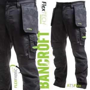 Apache BANCROFT ATS FLEX 'Slim Fit' Stretch Holster Work Trouser Black Apache BANCROFT ATS FLEX 'Slim Fit' Stretch Holster Work Trouser Black