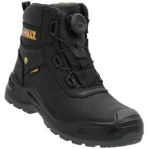 DeWalt LANDER BOA® 'Fit System' Premium Safety Boots, Black + FREE 3 Pack Apache Socks!