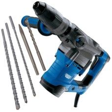 Draper EXPERT Heavy-Duty SDS MAX Drilling Bundle – Rotary Hammer Drill & 3 Piece SDS MAX Bit Set