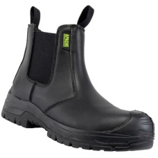 Apache BROOKS Recycled Leather Black Dealer Safety Boot