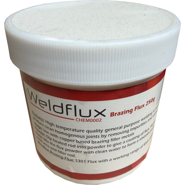 WeldMIG Brazing Flux Powder 250g (Brazing of Steel) WeldMIG Brazing Flux Powder 250g (Brazing of Steel)