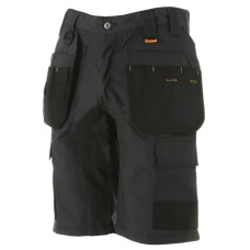 DeWalt CHEVERLEY Rip Stop Work Shorts Grey - Durable Lightweight Mens Workwear Shorts