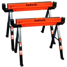 Dargan Steel Saw Horse Jobsite Table Twin Pack (SH01)