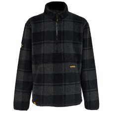 DeWALT 1/4 Zip DEANSWAY Check Printed Sherpa Fleece