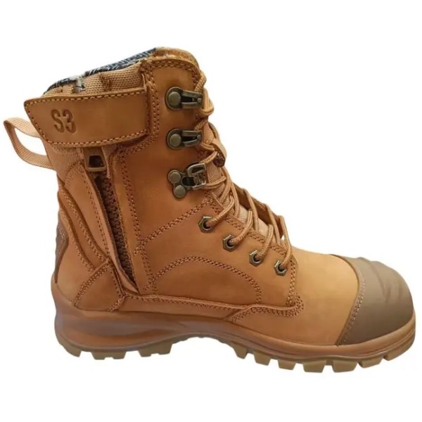Desert Storm S3 Zip Safety Boots - Steel Toe Water Resistant Work Boots (YKK Heavy Duty Zip) Desert Storm S3 Zip Safety Boots - Steel Toe Water Resistant Work Boots (YKK Heavy Duty Zip)