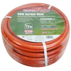 Faithfull Prestige Heavy-Duty Garden Hose 50m 12.5mm (1/2in) Diameter