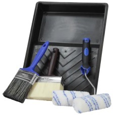 Faithfull Wood Care Paint Brush & Roller Kit, 6 Piece