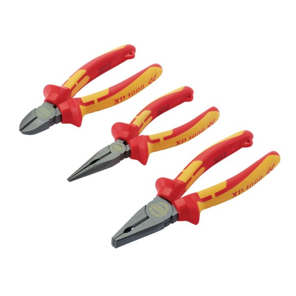 Draper XP1000® VDE Pliers Set, Tethered (3 Piece) (99070) Draper XP1000® VDE Pliers Set, Tethered (3 Piece) (99070)