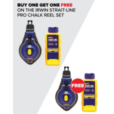Irwin Tools BUY ONE STRAIT-LINE® Speedline Pro Chalk Reel Set 30m And GET ONE FREE!