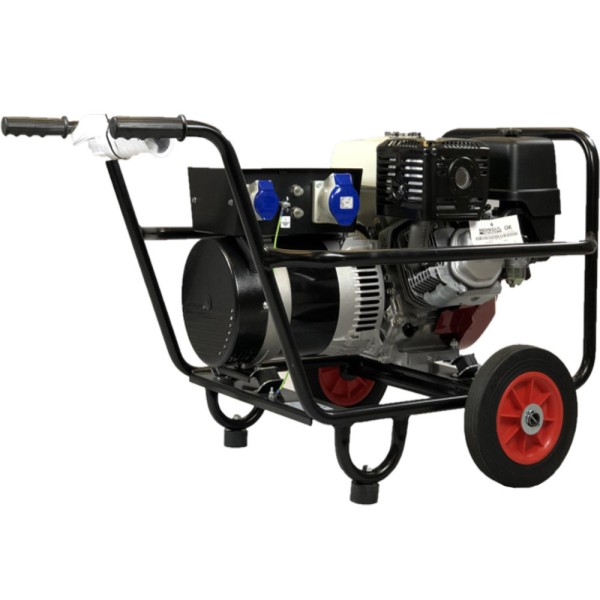 Maxflow Industrial Petrol Generator – Honda GX390 Engine 7.0 kVA Trolley Frame Maxflow Industrial Petrol Generator – Honda GX390 Engine 7.0 kVA Trolley Frame