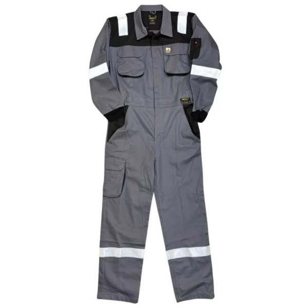 Impact Protection Flame Retardant Overalls / Boiler Suit - 100% Cotton FR Workwear Impact Protection Flame Retardant Overalls / Boiler Suit - 100% Cotton FR Workwear