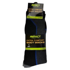 Impact Protection Extra Comfort Boot Socks (3 Pack)