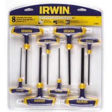 Irwin Tools T-Handle 8 Piece Hex Key Set (2-10MM) 10771 Irwin Tools T-Handle 8 Piece Hex Key Set (2-10MM) 10771
