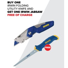 Irwin Tools BUY ONE Folding Utility Knife And GET ONE Jabsaw FREE!