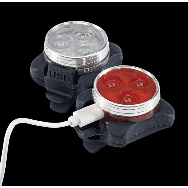 Draper Rechargeable LED Bicycle Light Set (36974) Draper Rechargeable LED Bicycle Light Set (36974)