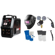 Cros Arc Combi Weld 200MF Welder Bundle with Helmet, Gloves & Regulator (200A)