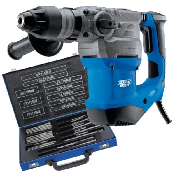 Draper SDS+ Rotary Hammer Drill + FREE BGS Technic Carbide Tipped Drill Bit Set (Bundle) Draper SDS+ Rotary Hammer Drill + FREE BGS Technic Carbide Tipped Drill Bit Set (Bundle)