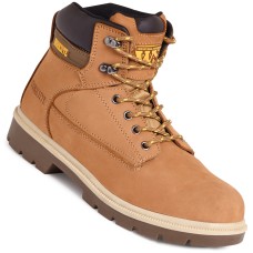 Worksite Wheat Leather Nubuck Safety Boot