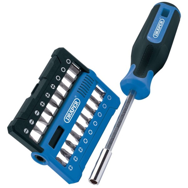 Draper Screwdriver and Bit Set (19 Piece)  Draper Screwdriver and Bit Set (19 Piece)
