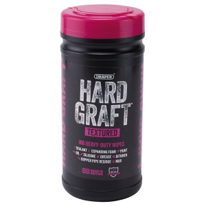 Draper Hard Graft Multipurpose Textured Wipes (Tub of 100) (12435)